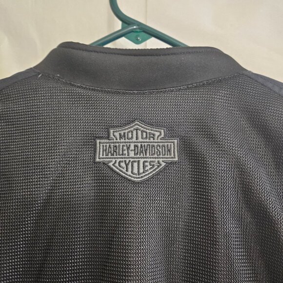HARLEY-DAVIDSON MIXED MEDIA JACKET w/LINER BLACK MESH WOMENS 2XL 98112-23VW NWT - Picture 4 of 9